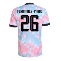 Stroje piłkarskie Belgia Matias Fernandez-Pardo #26 Koszulka Wyjazdowej MŚ 2026 Krótki Rękaw